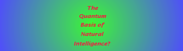 The Quantum Basis of Natural Intelligence?